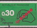 France 1971 Codigo Postal 30 ¢ Multicolor Scott 1345. Fancia 1345. Subida por susofe